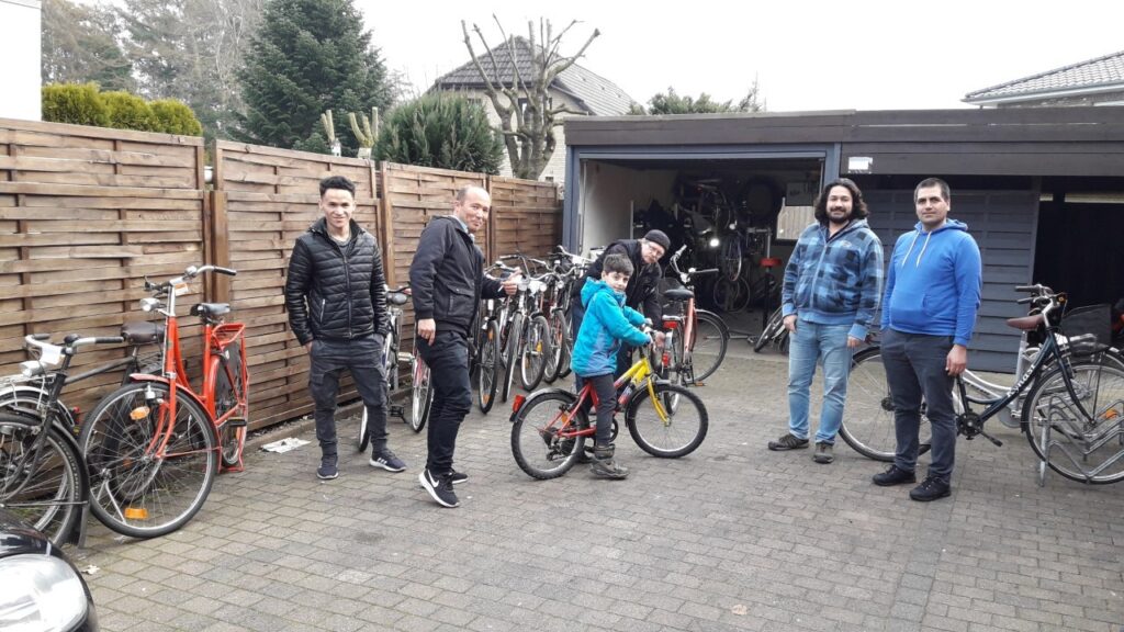 Die Fahrradwerkstatt in Jübek.